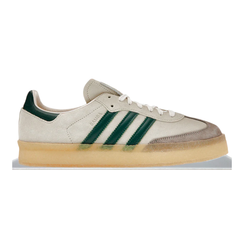 23162-78.png Adidas Clarks 8th Street Samba by Ronnie Fieg Chalk White Green - Image 1