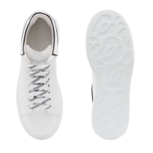 Alexander Mcqueen Oversized – White Black Trim - Image 4