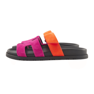 Hermes Chypre Sandal Rose Chapas / Orange Synthétique - Image 3