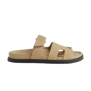 Hermes Chypre Sandal Beige Suede