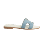 Hermes Oran Sandal Bleu/Clair