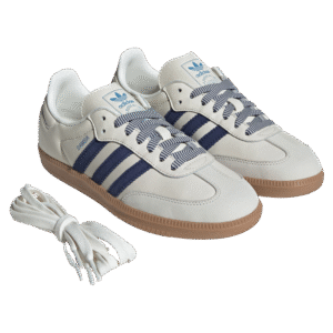 Adidas Samba OG - Off White / Dark Blue / Clear Sky - Image 4