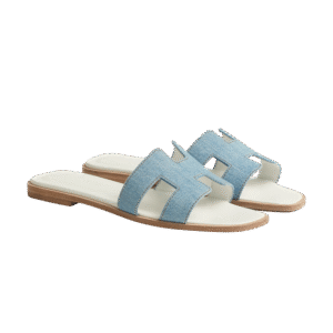 Hermes Oran Sandal Bleu/Clair - Image 2