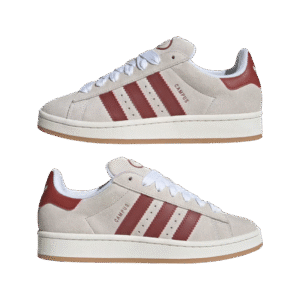 Adidas Campus 00s Crystal White / Core White / Preloved Ruby - Image 4
