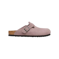 Birkenstock Boston clogs suede leather - Faded Purple