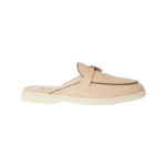 Loro Piana Summer Charms Walk suede mule natural light