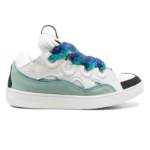 Lanvin Leather Curb - White Blue